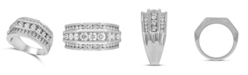 Macy's Men's Diamond  (2 ct. t.w.) Ring in 10K White Gold